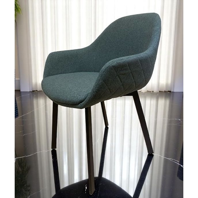 Fauteuil Repas PADE Tissu Lichen 60x58xH81cm