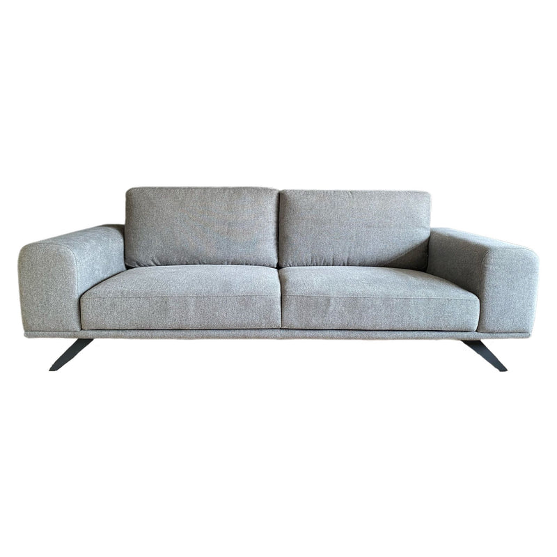 Canapé MADERE Tissu Gris 3PL 230x89xH84 cm