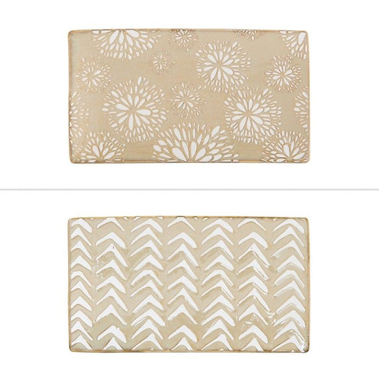 Plateau PENJAB Beige 29x16 cm