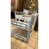 Fauteuil BASTIA blanc 62x75xH82cm