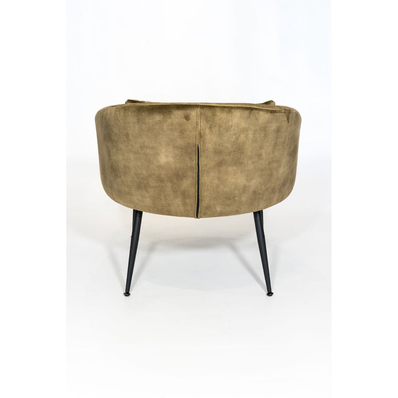 Fauteuil GUSTAVE velours Lichen 72x73xH66cm