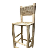 Tabouret de bar BASTIA beige 40x40xH110cm