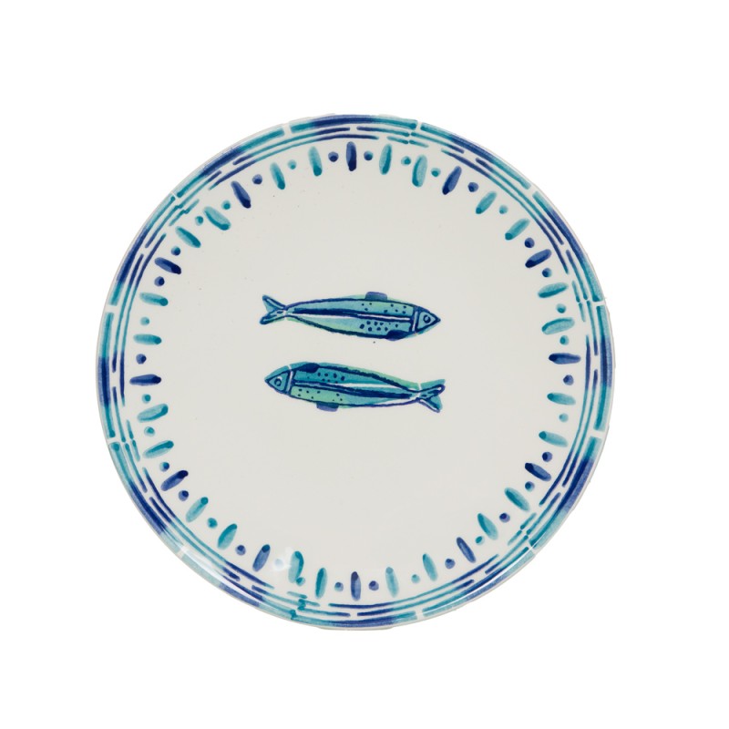 Assiette plate kyanos d28cm