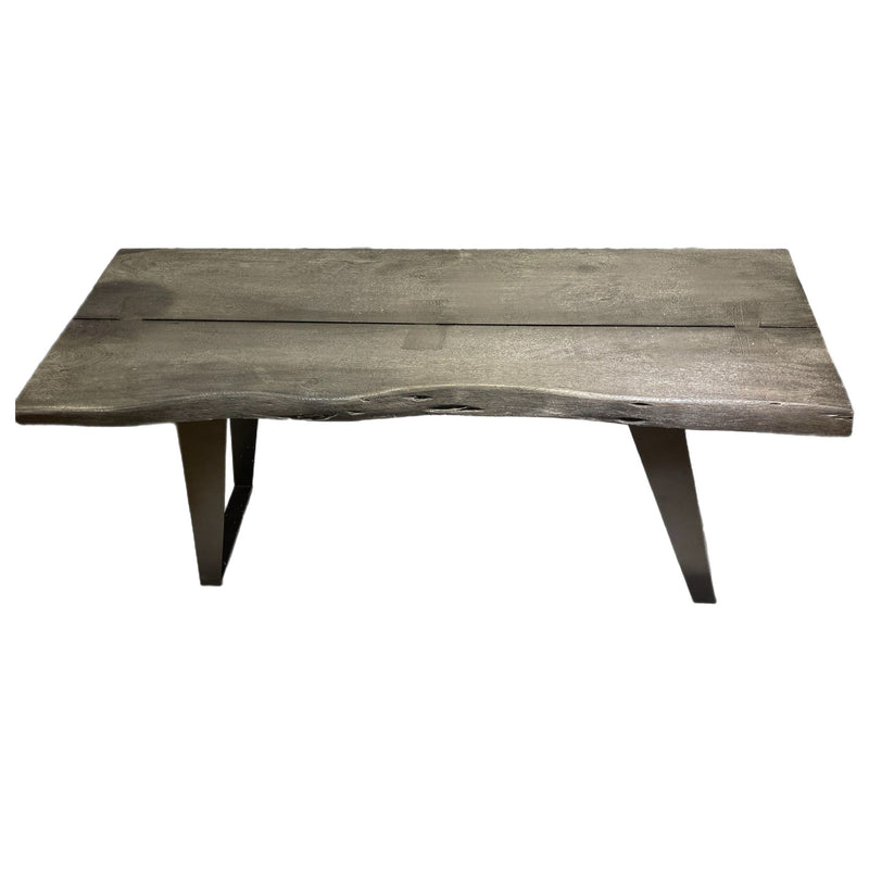 Console BRANDO Acacia Grisé 130x40H76cm