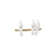 3 OISEAUX SUR BRANCHE 26x6xH15.5 cm