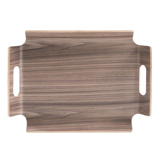 Plateau NOANGLE 39.5x28.5 cm Brun