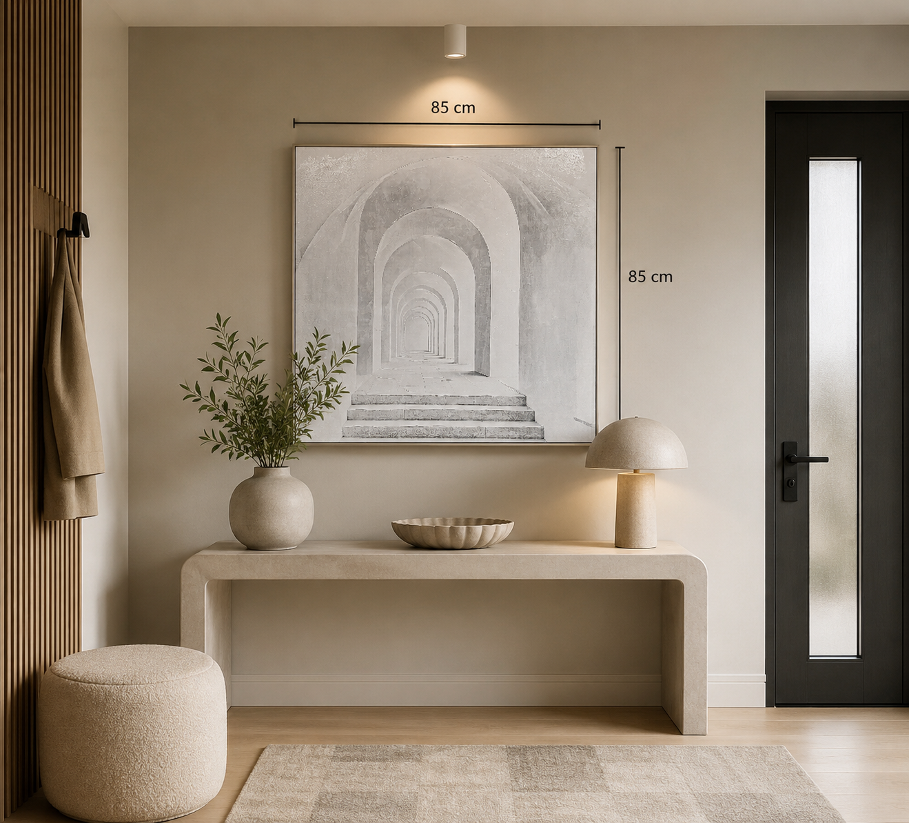 Tableau ENFILADE sur toile 85x85cm