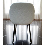 Fauteuil Repas PADE Tissu Craie 60x58xH81cm