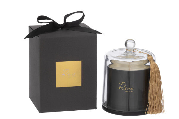 Coffret bougie + cloche Ø11xH15.5 + H40 cm