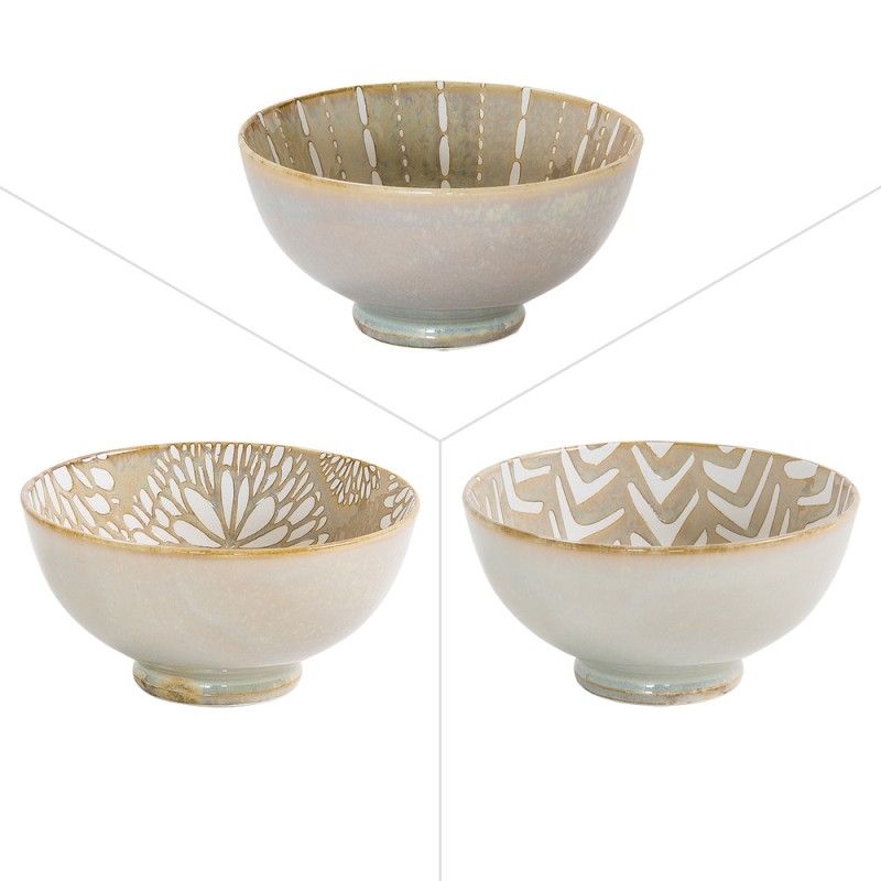 Bol PENJAB Beige Ø15 cm