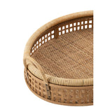 PLATEAU ROTIN/BAMBOU 57.5x43x14.5cm