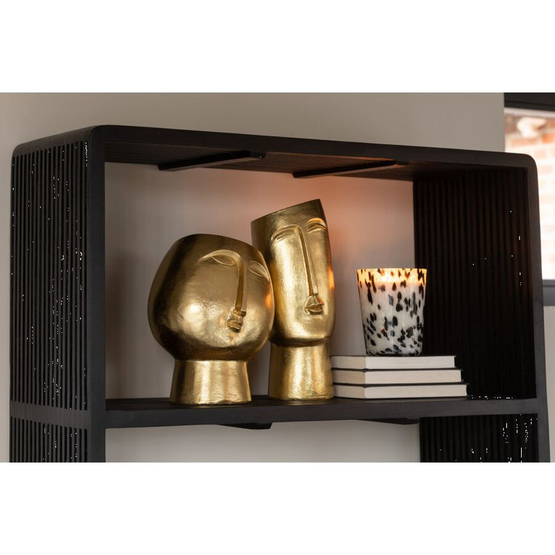 BOUGIE PARFUMEE NOA NOIR/BLANC 15x15x17cm