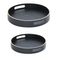 PLATEAU ROND NOIR 40