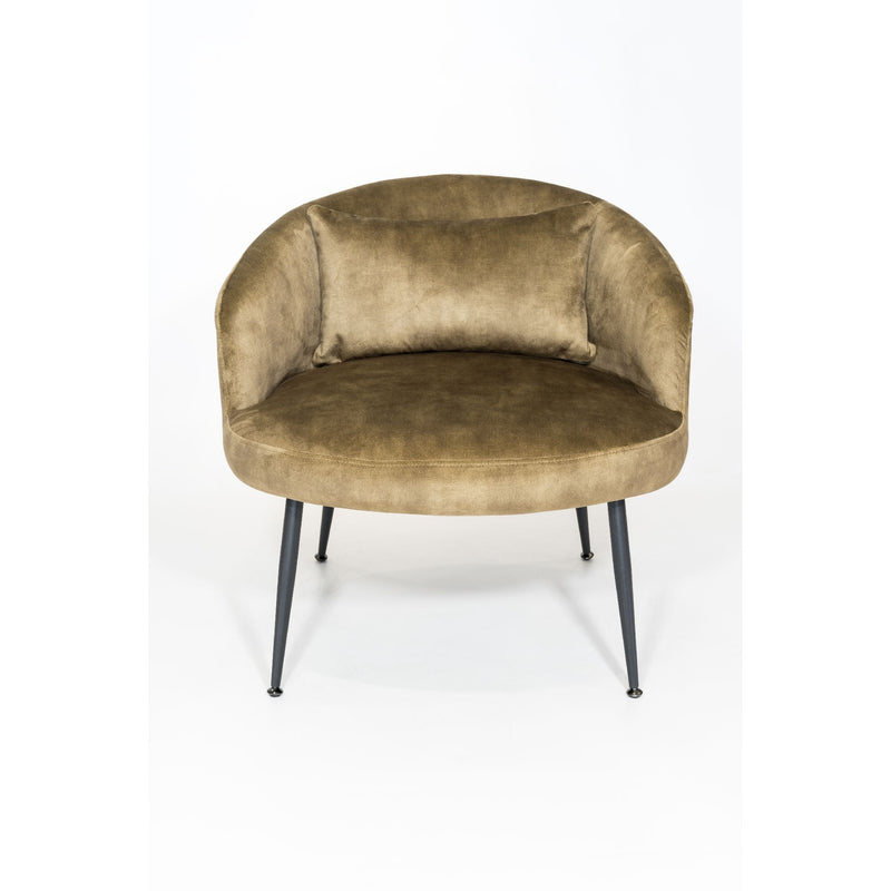 Fauteuil GUSTAVE velours Lichen 72x73xH66cm