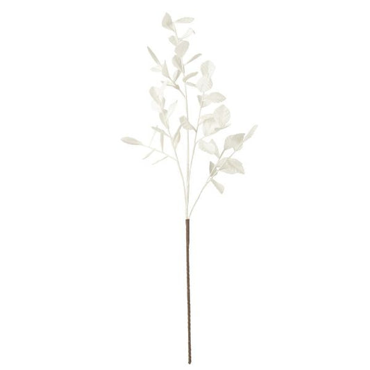 BRANCHE FEUILLES EVA BLANC 30x30x132cm