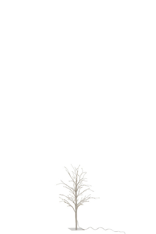 Arbre LED Métal Blanc S Ø20xH57 cm