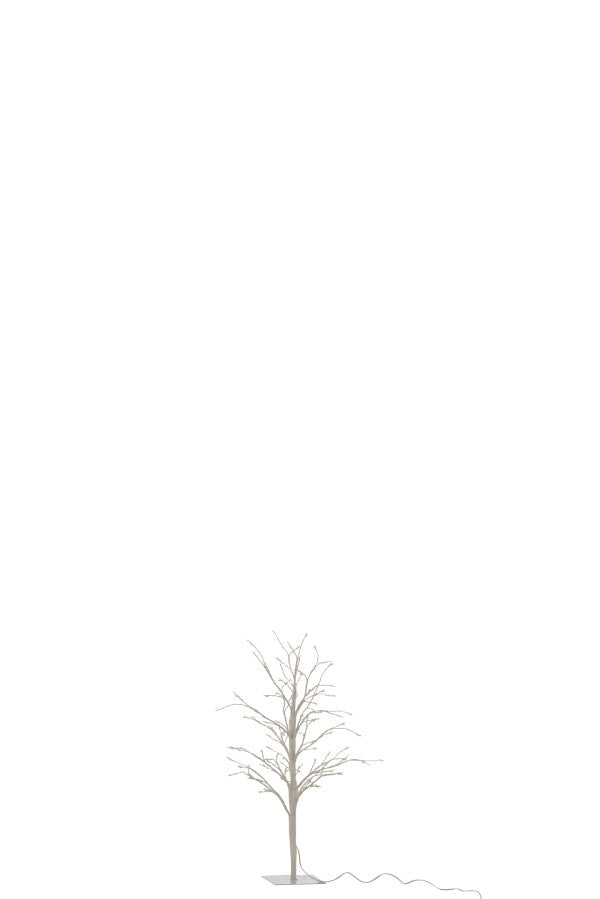 Arbre LED Métal Blanc S Ø20xH57 cm