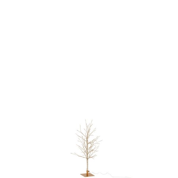 ARBRE LED METAL OR S 34x30xH59 cm
