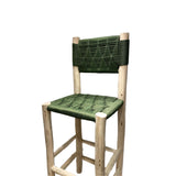 Tabouret de bar BASTIA kaki 40x40xH110cm