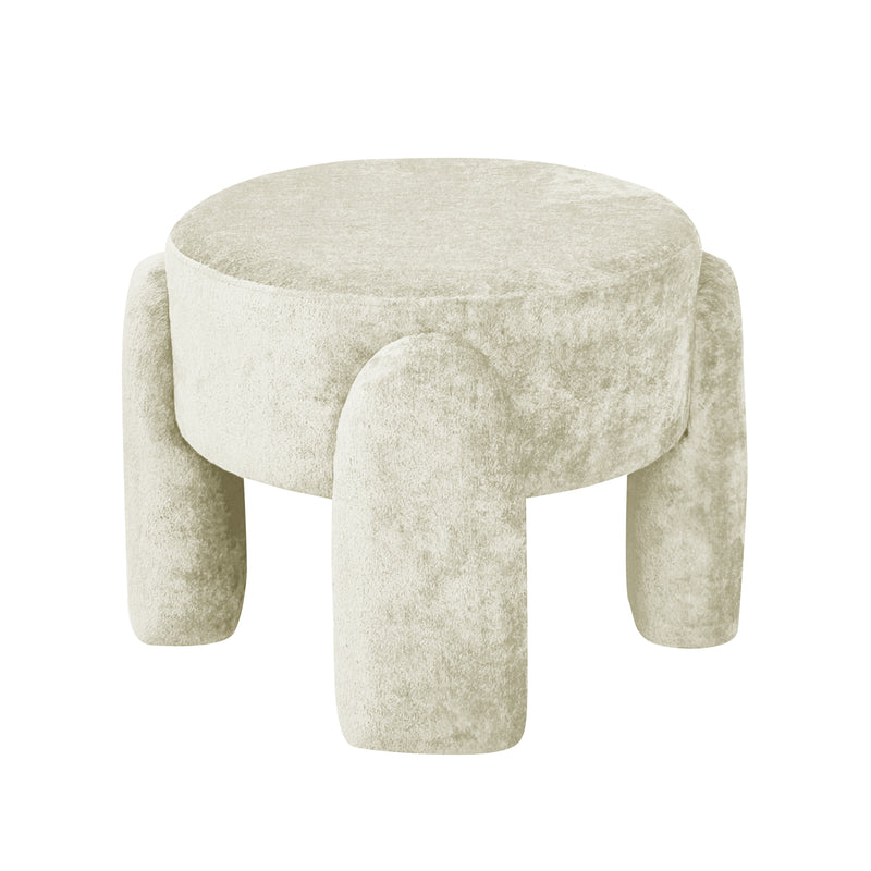 Pouf FOURTY Beige d45h37cm