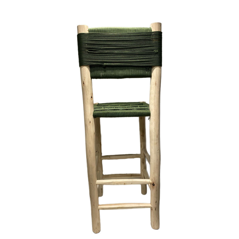 Tabouret de bar BASTIA kaki 40x40xH110cm