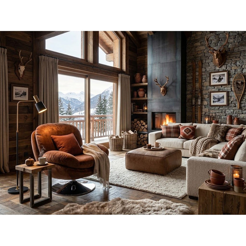 Fauteuil IZOP velours Fox