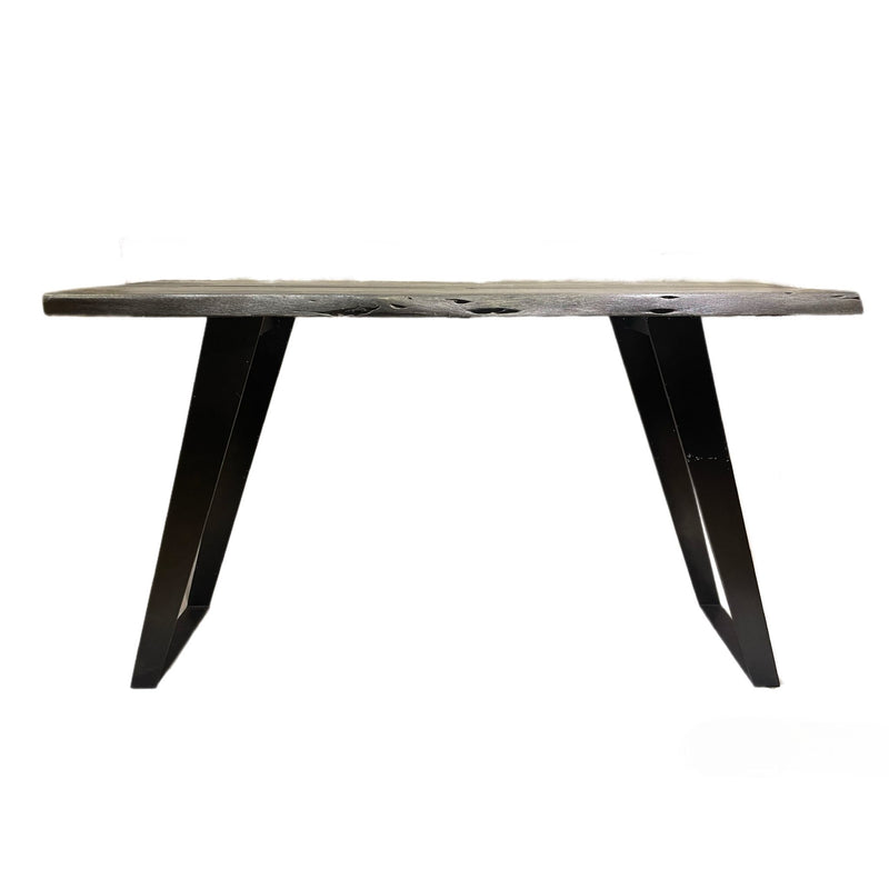 Console BRANDO Acacia Grisé 130x40H76cm