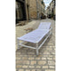 Transat BONIFACIO blanc 190x70xH37cm