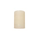 Bougie Rustique Blanc Asperge Ø7xH10 cm