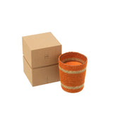BOUGIE PARFUMEE ORANGE 12.5x12.5x15.5cm