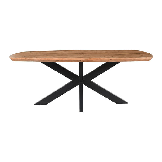 Table REPAS Ellipse SLOT acacia 250x100xH76cm
