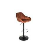 Tabouret de bar SOMAN velours Fox 51x51xH107cm
