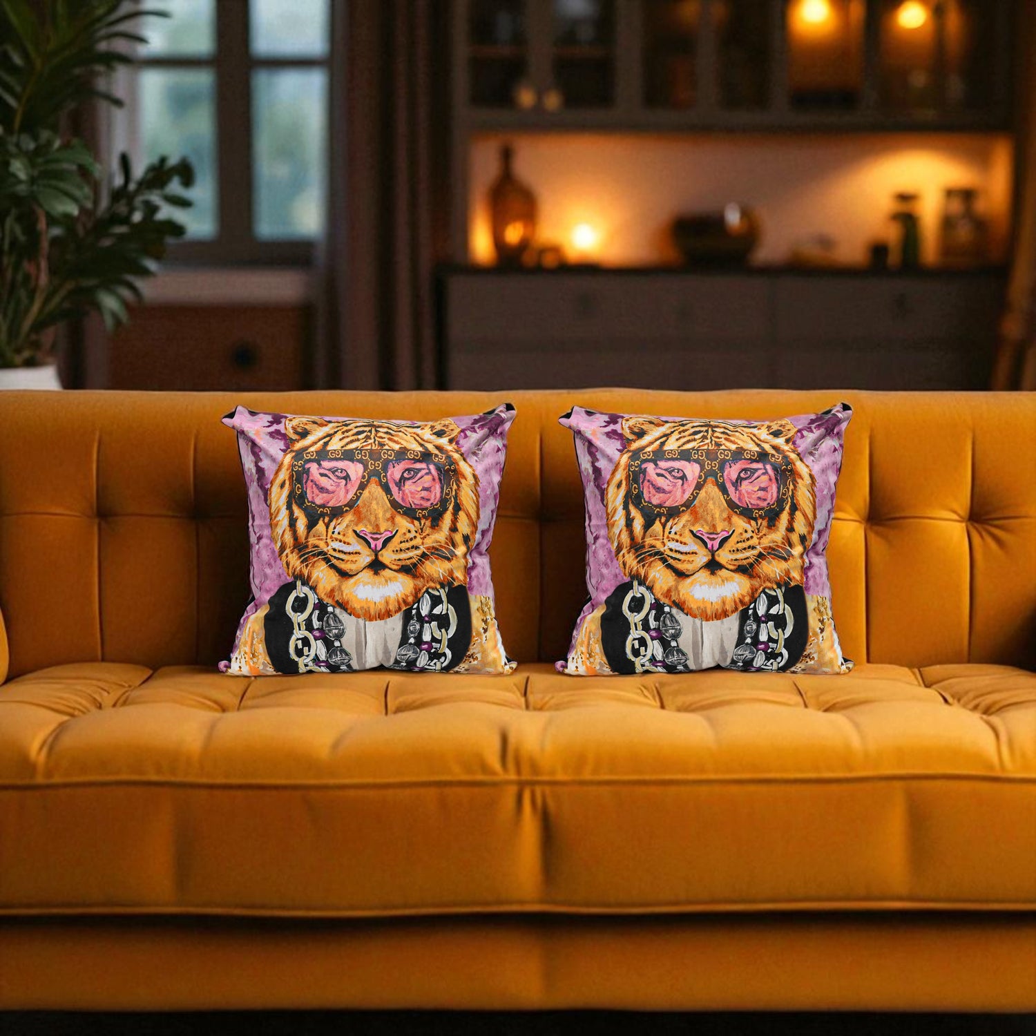 Coussin TIGRE 45x45cm