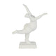 Statue femme dansant en résine blanche 22,5x12.5xH30.5 cm