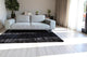 Canapé MADERE Tissu Gris 3PL 230x89xH84 cm