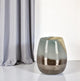 VASE MERCURY BOMB VERRE MARRON H31,5