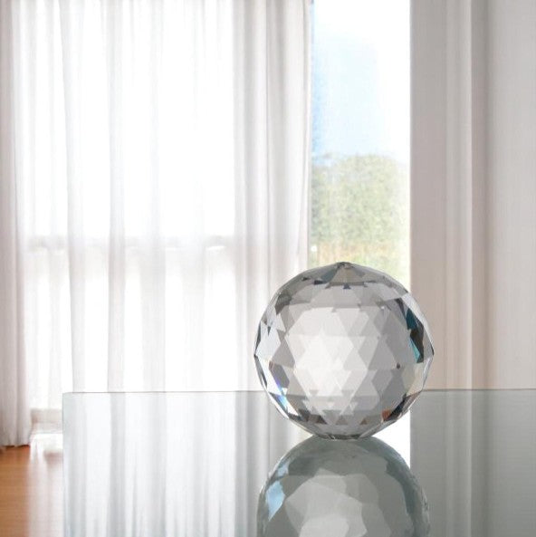 Presse Papier BOULE CRYSTAL Transparent L Ø10 cm