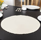 SET DE TABLE ROND PAPIER BLANC 38x38cm