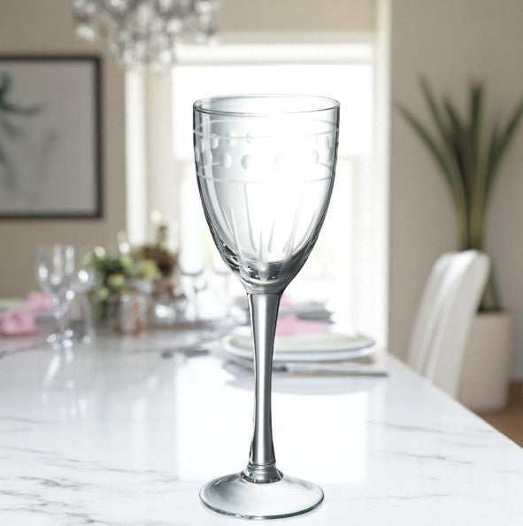 VERRE A VIN BOULE VERRE 7.5x7.5x21.5cm