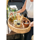 PLATEAU ROTIN/BAMBOU 57.5x43x14.5cm