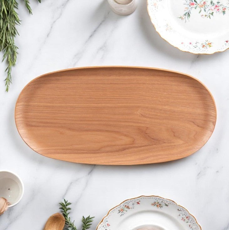 Plateau OVALE Naturel 35x18 cm