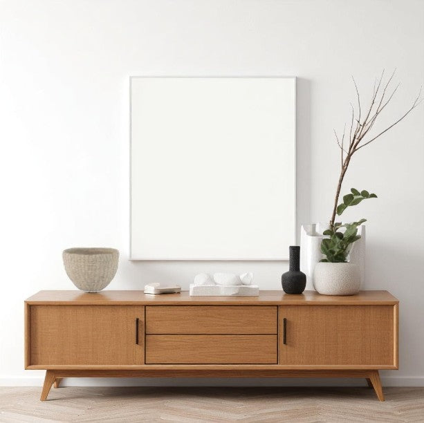 Cachepot TISSÉ Bas Ciment Gris 30.5x29.5xH21 cm