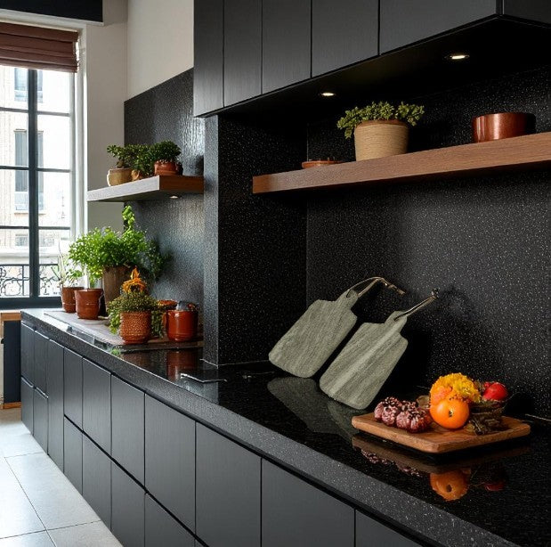 SET 2 MINI PLANCHES MARBRE BEIGE