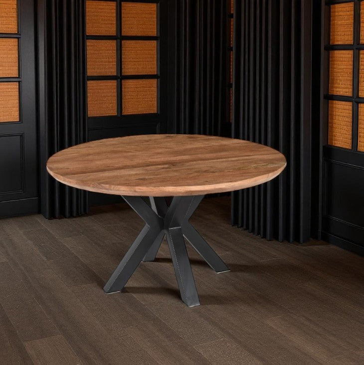 Table REPAS Ronde SLOT acacia D160xH76cm