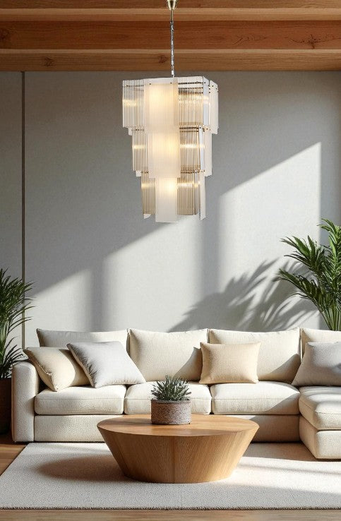 Lustre COPENHAGUE 3 rangs 65×65xH100cm