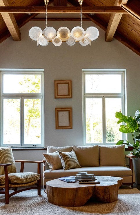 Lustre HAMBOURG 140×35xH38cm