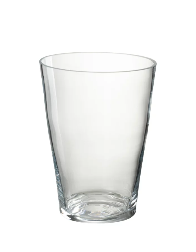 Photophore CONIQUE Transparent Ø20xH26.5cm