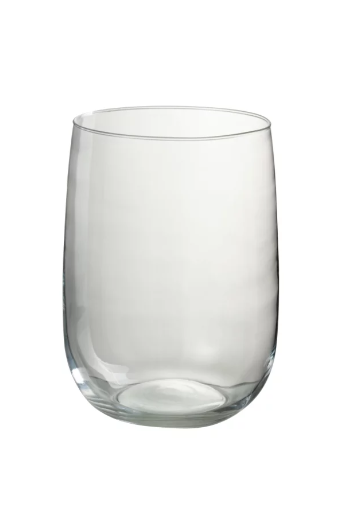 Photophore Oeuf Transparent Ø16xH25cm