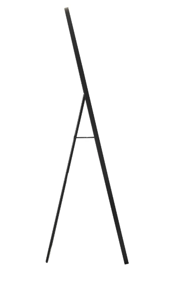 Miroir sur pied IRRÉGULIÉ Noir 56x3xH180cm