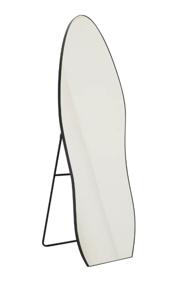 Miroir sur pied IRRÉGULIÉ Noir 56x3xH180cm